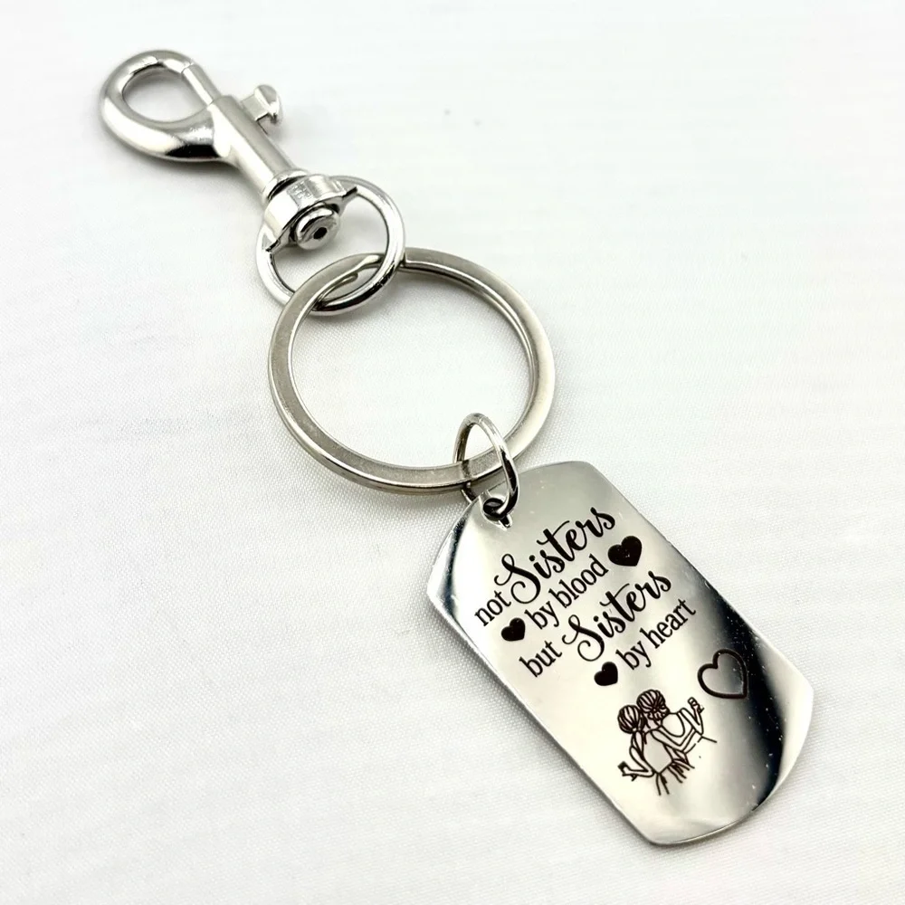 Inspirational Keychain Gift Bundle - Lot of 3 (Teacher, Sister, Hope)